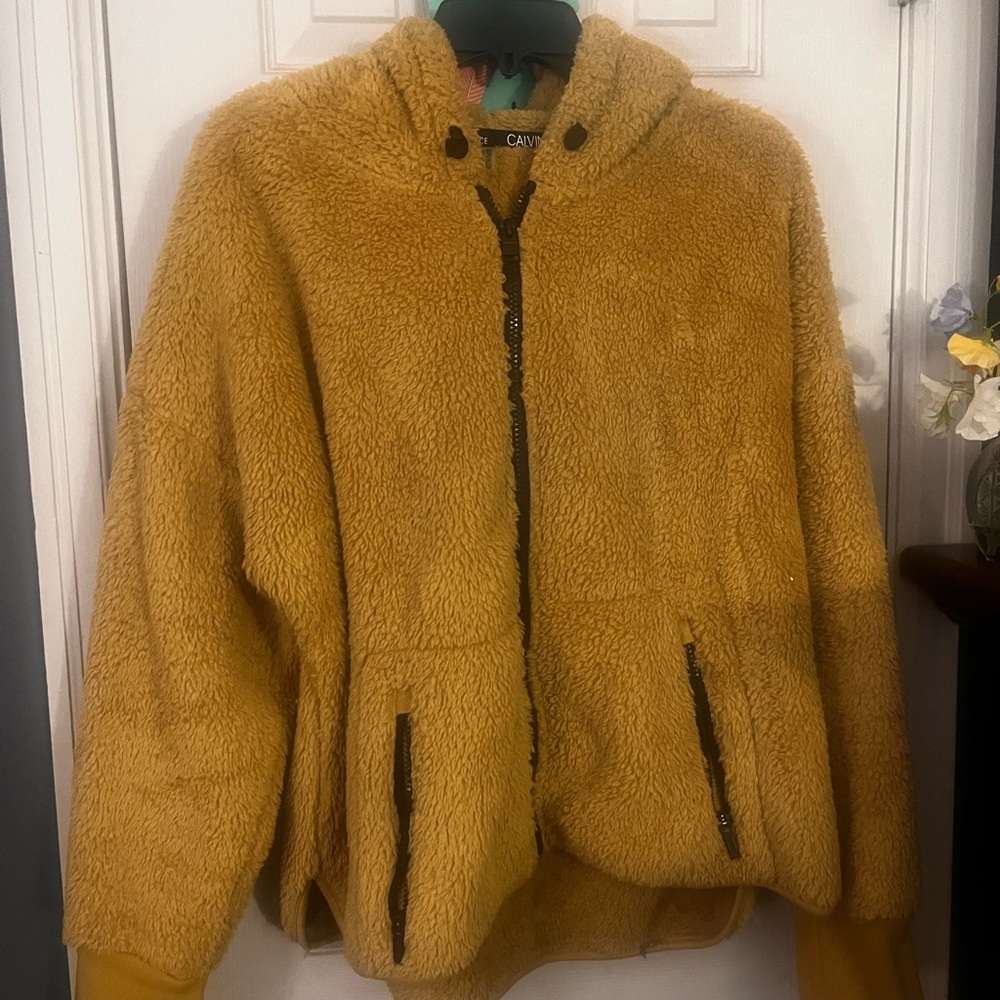 Cozy Yellow Fleece Hoodie